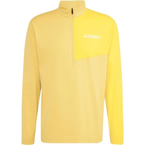 adidas Terrex Мъжка спортна тениска adidas Terrex Multi Half Zip L/S Tee Fleece jumper - Pyrite (005-6010-0312)