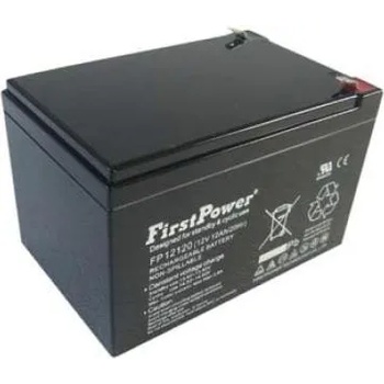 Image 1 of Eaton Aкумулаторна батерия First Power FP12-12, 12V 12Ah, за UPS, 151 х 98 х 95 мм (FP12120T2)