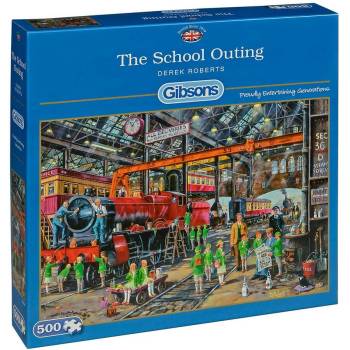 Gibsons Пъзел Gibsons от 500 части - На училищна екскурзия, Дерек Робъртс (TYPZ0003592)