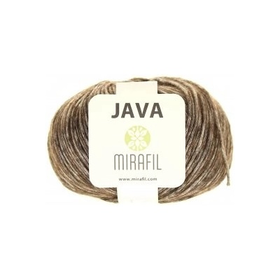 Mirafil Příze Java 003 - hnědá melange