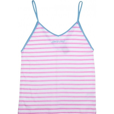 SANTA CRUZ tielko Preppy Vest Pink/White