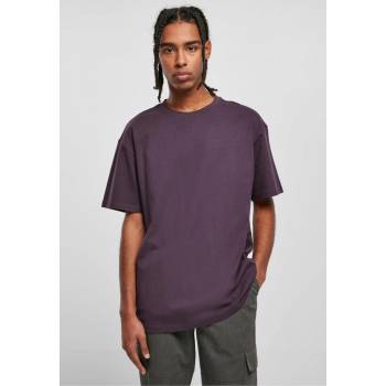 Urban Classics Teplé pánské bavlněné oversize triko purplenight