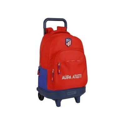 Atlético Madrid Училищна чанта с колелца Atlético Madrid Червен Морско син (33 x 45 x 22 cm)