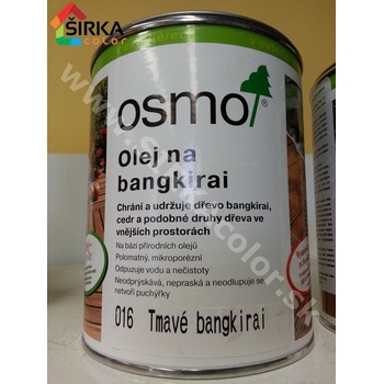 Osmo 016 Terasový olej 0,75 l Bangkirai tmavý