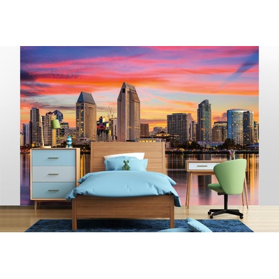 DIMEX ART Самозалепваща се флизелинова фототапета център на сан диего 375 x 250 см
