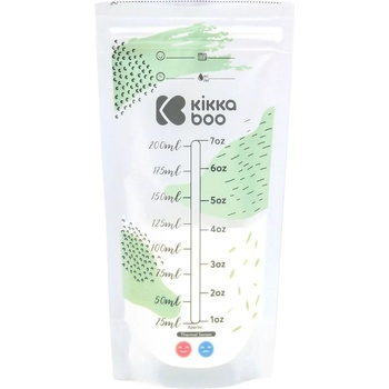 KikkaBoo Пликове за съхранение на кърма с термосензор KikkaBoo - Lactty, 200 ml, 50 броя (31304030020)