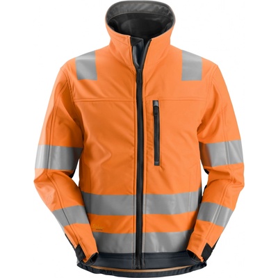 Snickers Workwear bunda reflexní AllroundWork softshell třída 3 oranžová