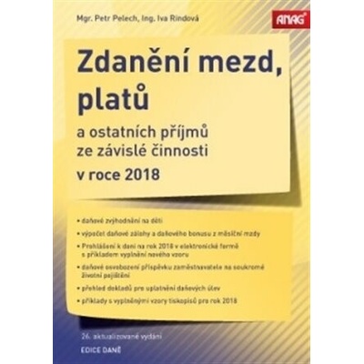Zdanění mezd, platů a ostatních příjmů ze závislé činnosti v roce 2018