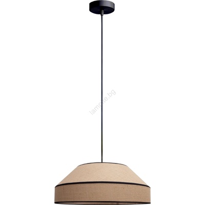 HEXE Пендел MANISO 1xE27/60W/230V Ø 45 см бежов (HX0238)