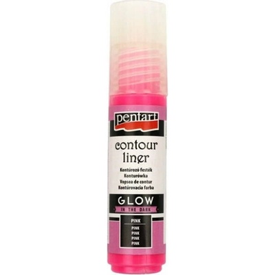 Pentart konturovacia farba žiariaca v tme 20 ml limetková