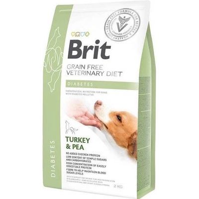 Brit veterinárne diabetes psov 2 kg