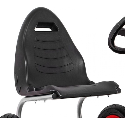 Mamido šliapacia motokára s nafukovacími kolesami Ahead AIR červená