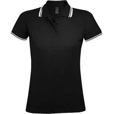 SOĽS Pasadena Women Damské polo tričko SL00578 Black White