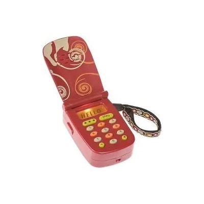 Battat - Интерактивен телефон със звук и светлина - червен