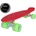 Sportmann Червен скейтборд Penny Mad Cruiser с LED колела ABEC 7