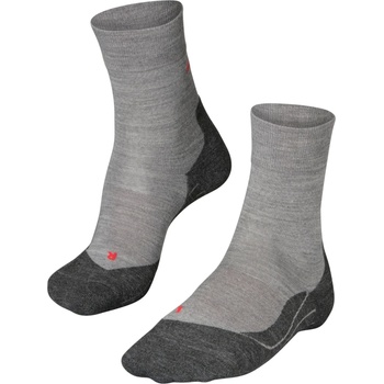 Falke Мъжки чорапи за бягане Falke RU 4 Wool Running socks - Grey - размер 44-45 (EU) (201-0881-0213)
