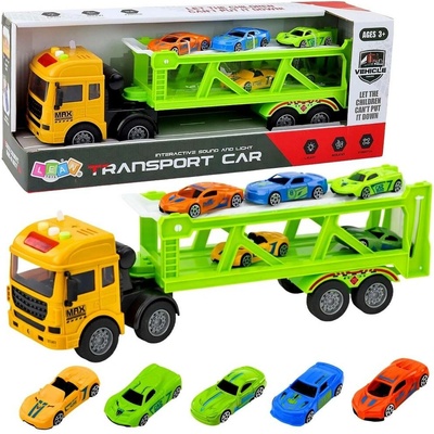 RKToys Kamion s auty se světlem a zvukem