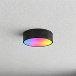 Brilagi -LED RGBW димируемо плафонно осветително тяло за баня CLARE 1xE27/12W/230V IP54 черно (LEDBG0819)