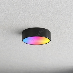 Brilagi -LED RGBW димируемо плафонно осветително тяло за баня CLARE 1xE27/12W/230V IP54 черно (LEDBG0819)