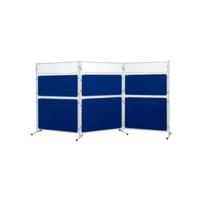 2x3 Modular tabuľa 120 x 120 cm filcový modrý / Panel pre modulárny stenový systém