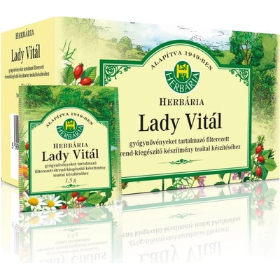 Herbária Lady Vitál porciovaná zmes čaju 20 x 1,5 g