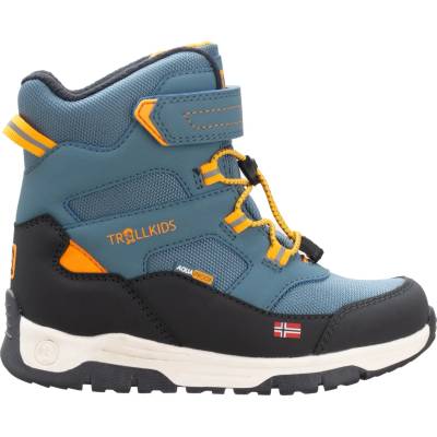 Trollkids Детски зимни ботуши Trollkids Kid's Lofoten Winter Boots Pro Winter boots - Steel Blue / Mango - размер 39 (EU) (702-3486-0422)