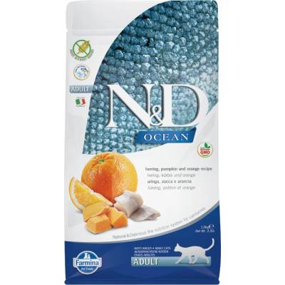 Farmina N&D Ocean Pumpkin Grain Free Adult Herring & Orange 3 x 1,5 kg
