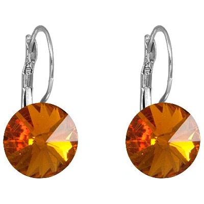 JSB Rivoli se Swarovski Elements visací Topaz 13150