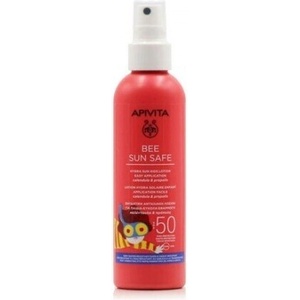 APIVITA Слънцезащитен слънцезащитен спрей SPF50 97%натурален, Apivita Bee Sun Safe Kids Sunscreen Spray SPF50 Waterproof 200ml