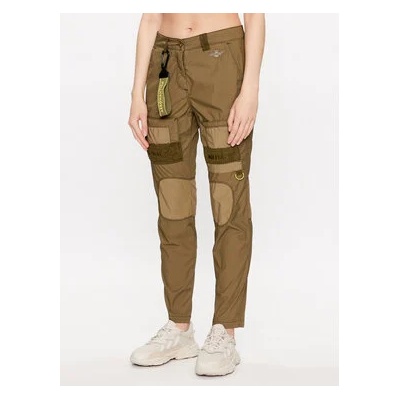 Aeronautica Militare Текстилни панталони 231PA1532DCT2987 Зелен Slim Fit (231PA1532DCT2987)