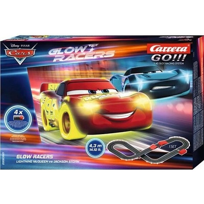 Carrera Autodráha GO 63521 Disney Cars 3 GLOW