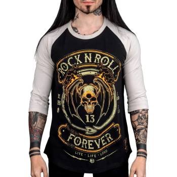 WORNSTAR Мъжка тениска с 3/4 ръкав WORNSTAR - Rock N Roll Forever - WSRTM-RNR4VR