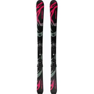 Salomon Детски ски за спускане със ски автомати Salomon QST Jr Black M + C5 GW black/neon punch