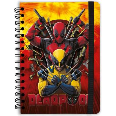 Grupoerik Zošit A5 Deadpool viacfarebný