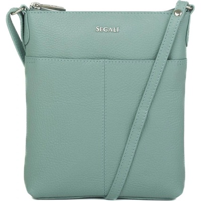 Segali dámska kožená crossbody kabelka 7001 B sage