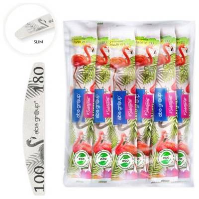 Aba Group pilník lodička biely 100/180 slim
