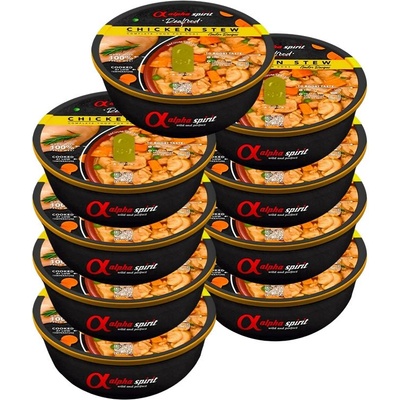 Alpha Spirit Dog Realfood Пиле яхния 9 x 280 г