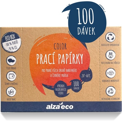 AlzaEco prací papírky Color 100 praní