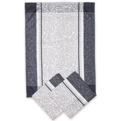 Tegatex ornamenty 50x70 cm šedá 3 ks – Zboží Dáma