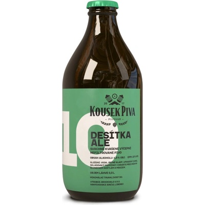 Kousek Piva Desítka ALE Gose 4.2% 10° 0,3 l (sklo)