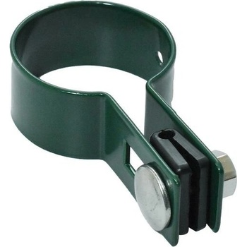 EKOfence Objímka koncová na plotový stĺpik ZnPVC D38mm zelená 13654