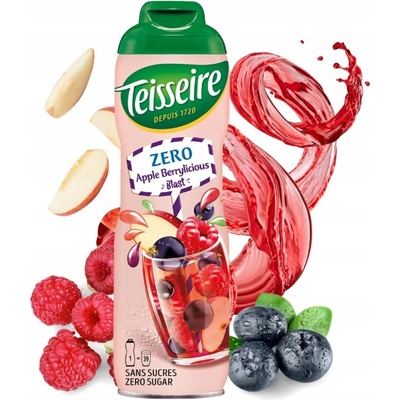 Teisseire sirup Apple Berrylicious Blast Zero 0% 0,6 l