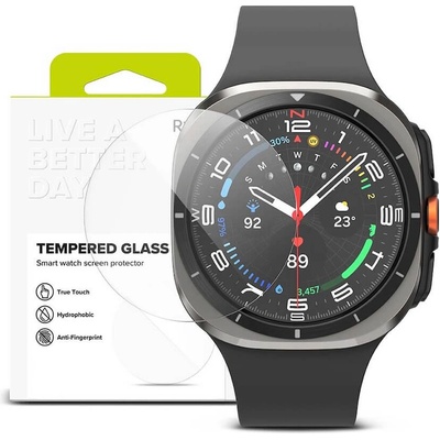 Ringke R10 Tempered Glass 4 Pack - 4 броя стъклени защитни покрития за дисплея на Samsung Galaxy Watch Ultra 47мм (прозрачен)