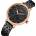 Curren Дамски часовник Curren Luxury Blanche с кристали, Кварцов, Черен (CURREN-9046S-BLACK)