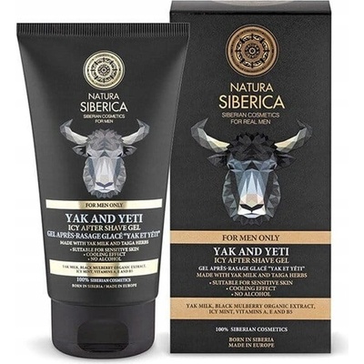Natura Siberica Yak and Yeti Men Cooling gel po holení 150 ml – Zbozi.Blesk.cz