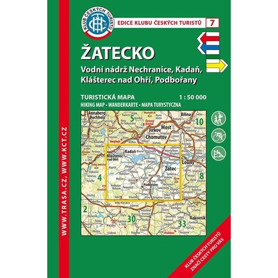 KČT 7 Žatecko 1:50 000 / turistická mapa