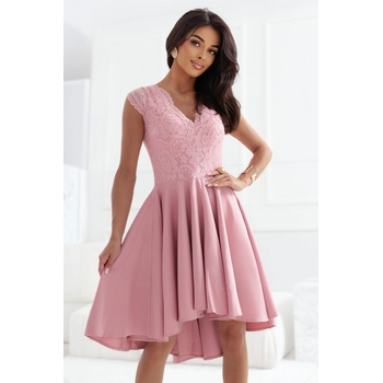 Numoco PATRICIA Ексклузивна рокля с дантела - розово numoco | Rozov | ЖЕНИ | XL