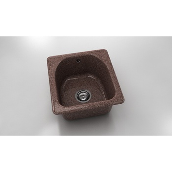 Image 1 of FAT Кръгла мивка Classic 217, Granicite, 560 Merlot, с включен сифон