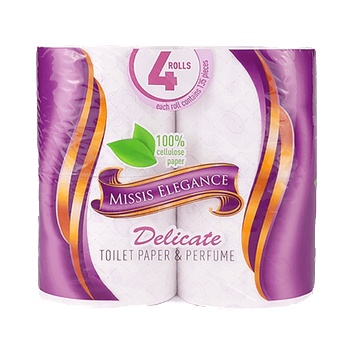 Image 1 of Missis Elegance - Тоалетна хартия Delicate 4бр (3800234422190)