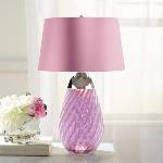 Elstead Lighting LENA-TL-L-PLUM - LED Настолна лампа LENA 1xE27/40W/230V 74 см розов (ED0608)